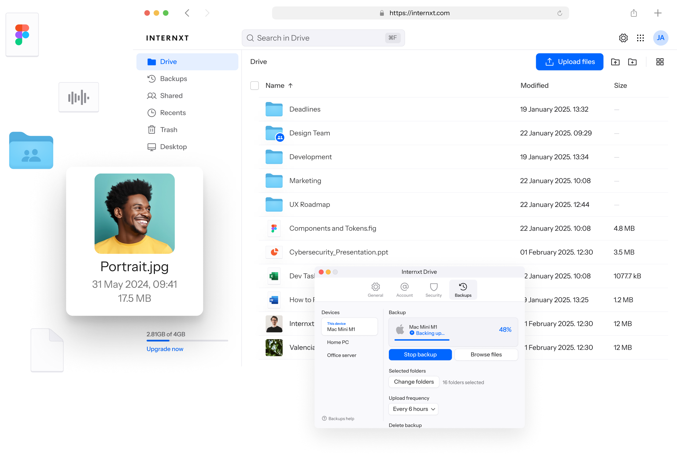 DriveWeb DarkMode image desktop